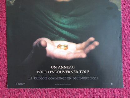 LORD OF THE RINGS; THE FELLOWSHIP OF THE RING FRENCH (15.5" x 21") POSTER 2001 Rendezvous Cinema Movie posters