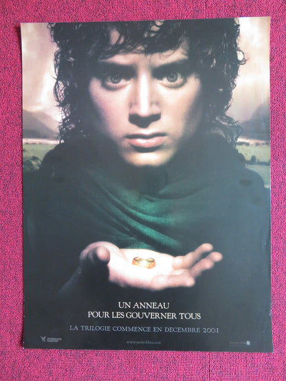 LORD OF THE RINGS; THE FELLOWSHIP OF THE RING FRENCH (15.5" x 21") POSTER 2001 Rendezvous Cinema Movie posters