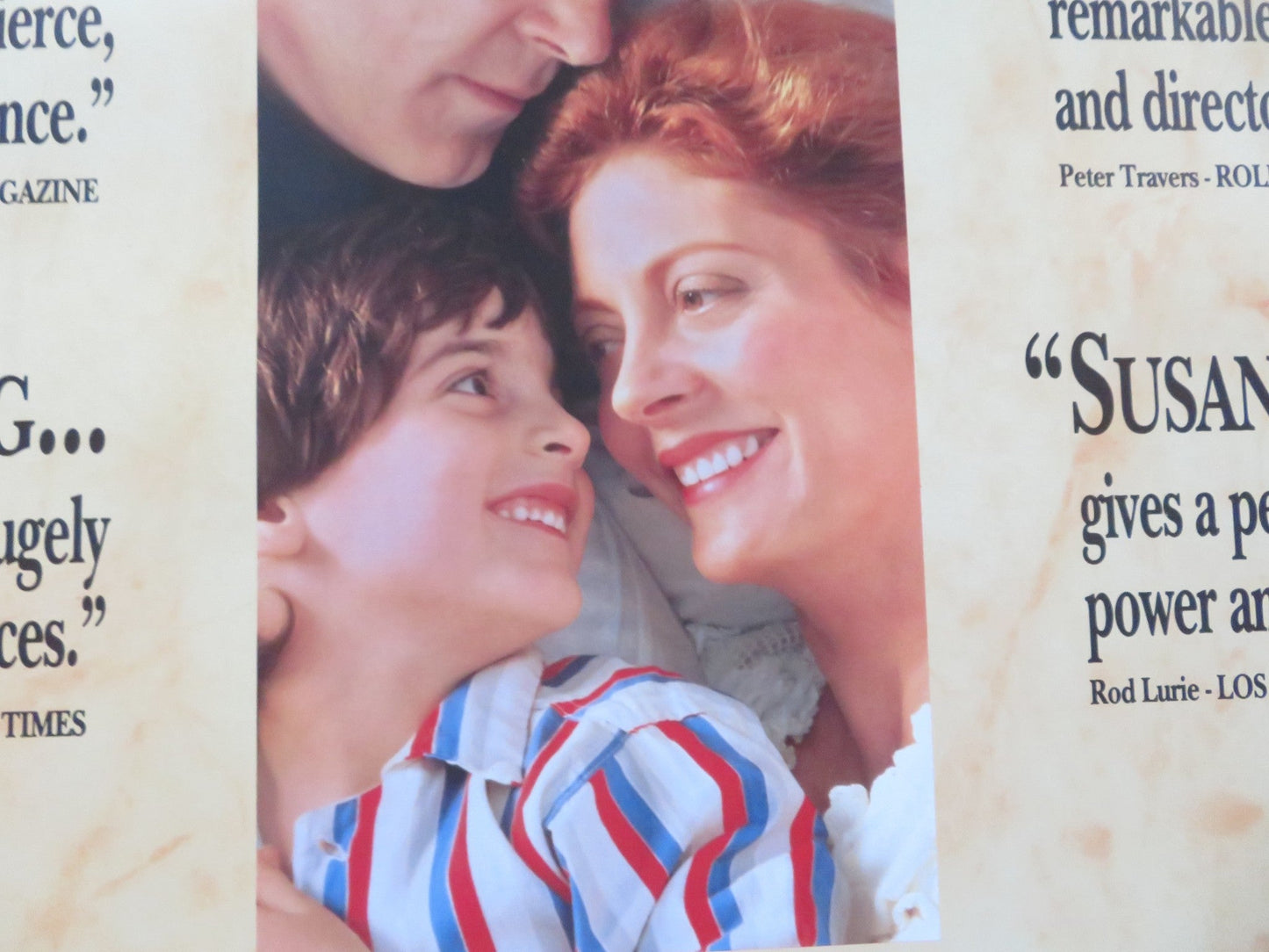 LORENZO'S OIL UK QUAD (30"x 40") ROLLED POSTER NICK NOLTE SUSAN SARANDON 1992 Rendezvous Cinema Movie posters