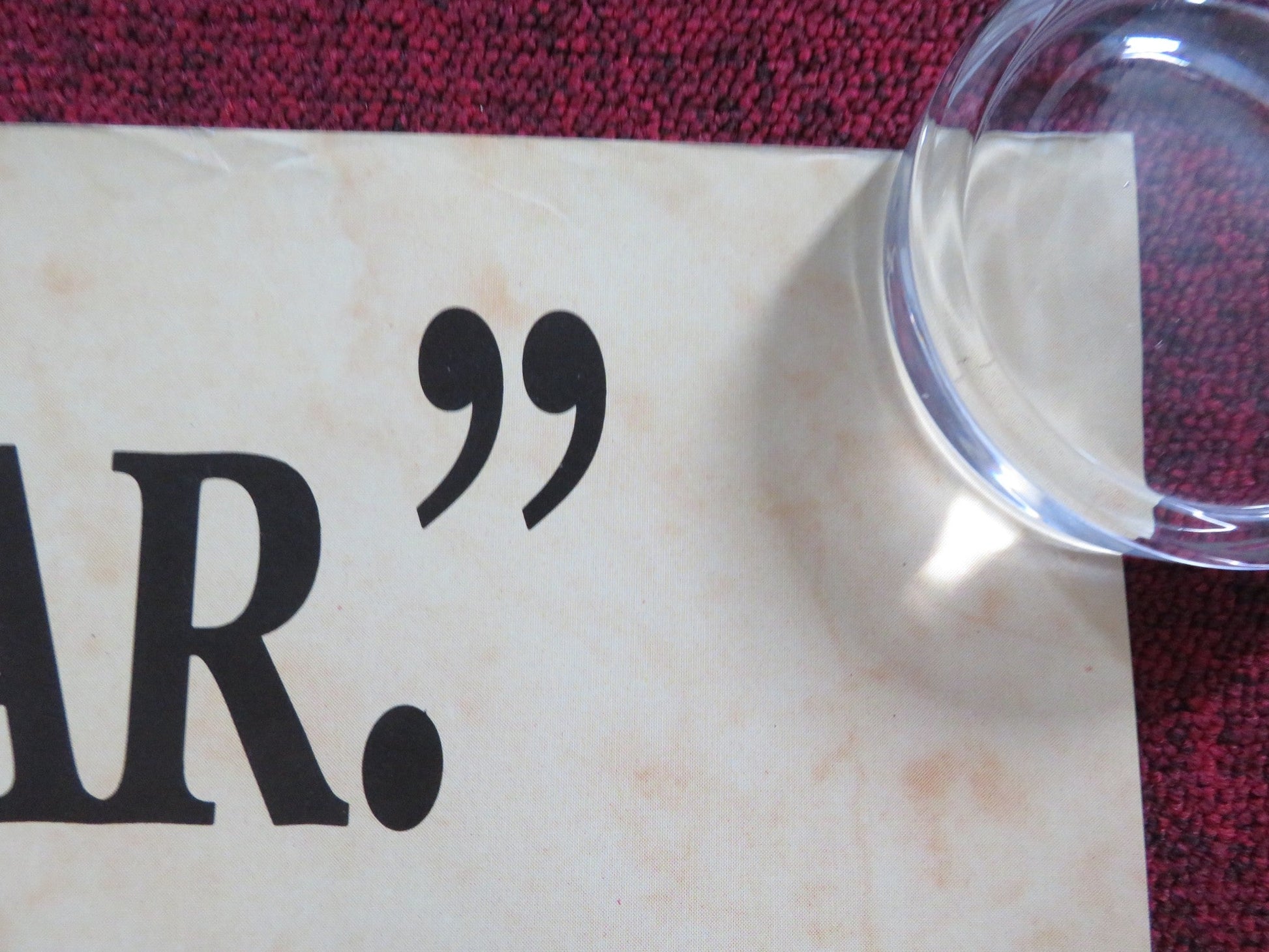 LORENZO'S OIL UK QUAD (30"x 40") ROLLED POSTER NICK NOLTE SUSAN SARANDON 1992 Rendezvous Cinema Movie posters