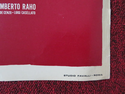 L'ORO DI ROMA - A ITALIAN FOTOBUSTA POSTER GERARD BLAIN ANNA MARIA FERRERO 1961 Rendezvous Cinema Movie posters