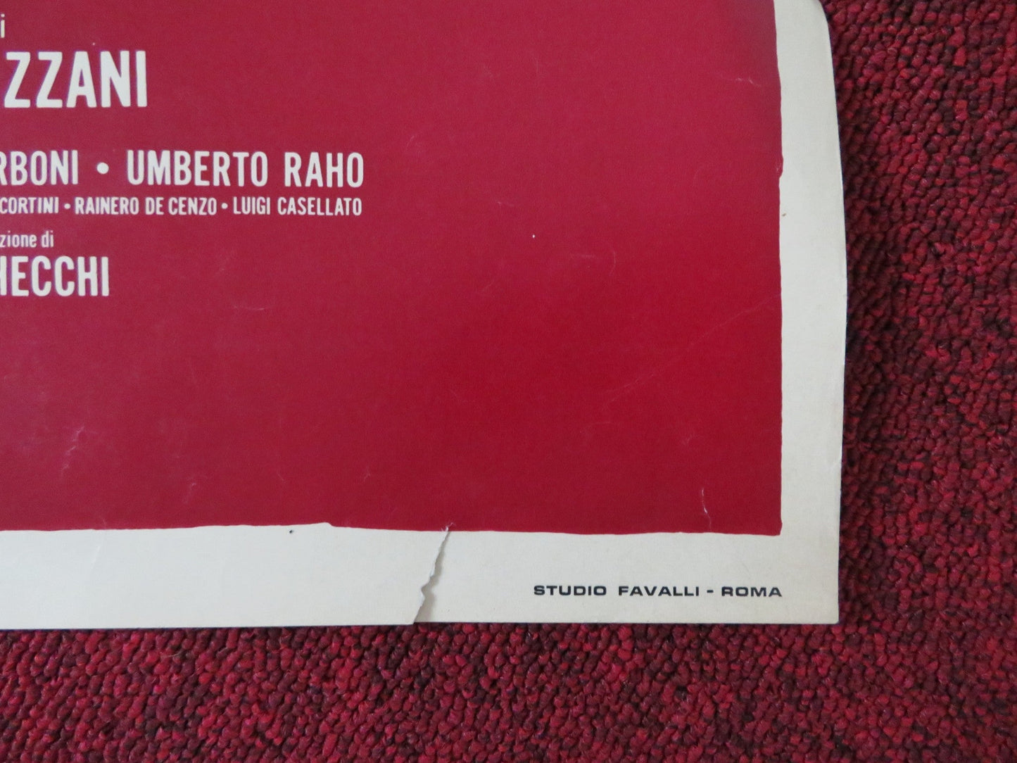 L'ORO DI ROMA - B ITALIAN FOTOBUSTA POSTER GERARD BLAIN ANNA MARIA FERRERO 1961 Rendezvous Cinema Movie posters