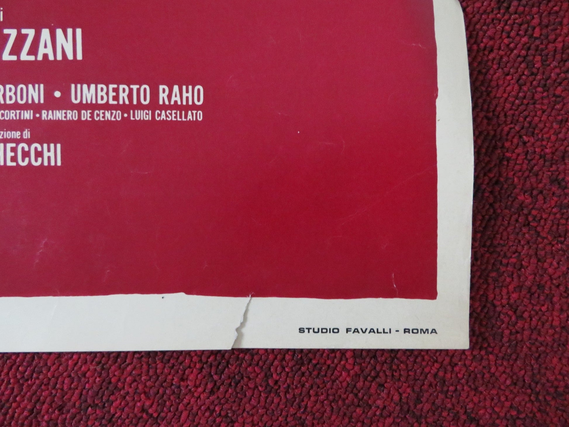 L'ORO DI ROMA - B ITALIAN FOTOBUSTA POSTER GERARD BLAIN ANNA MARIA FERRERO 1961 Rendezvous Cinema Movie posters