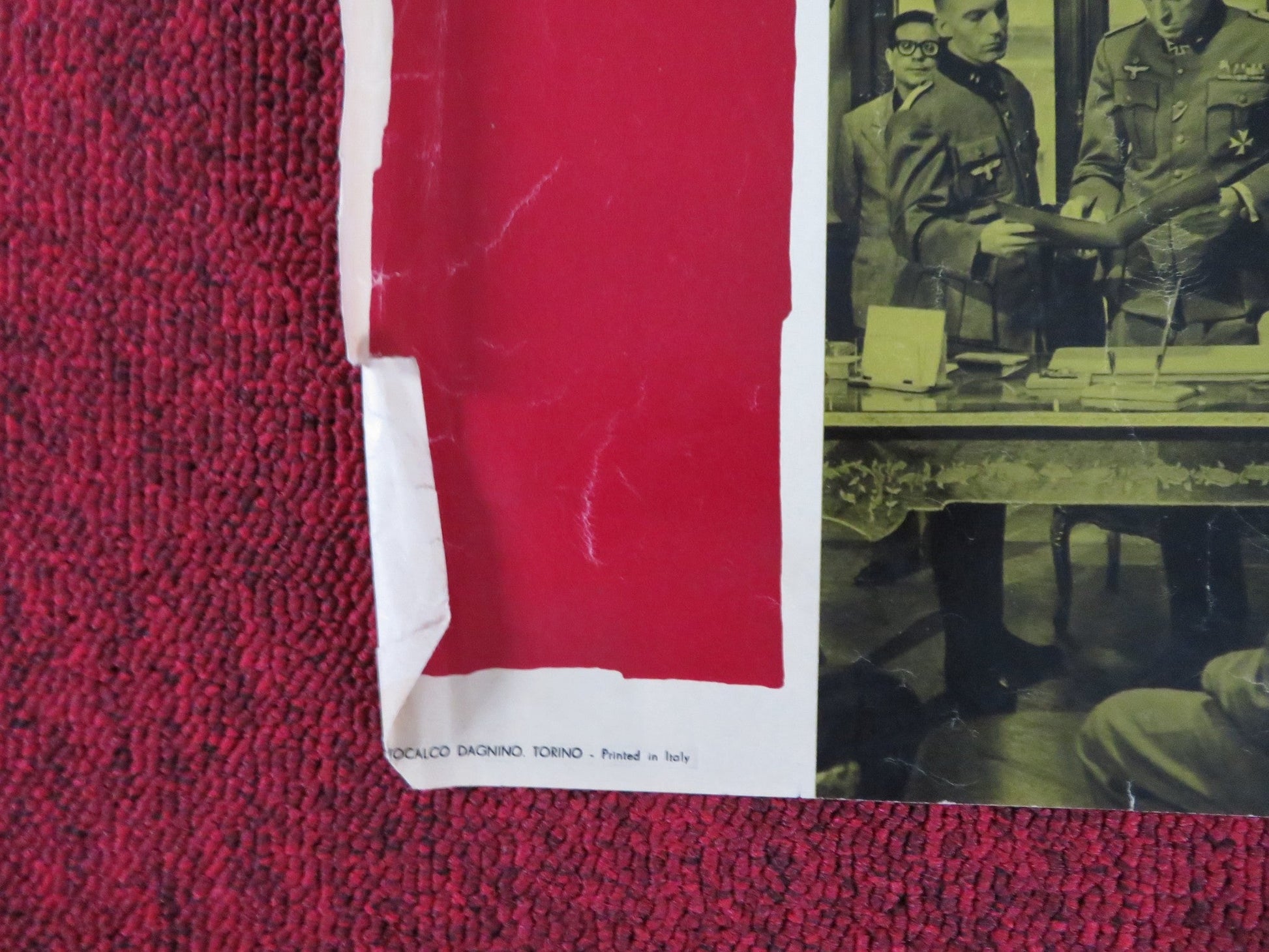 L'ORO DI ROMA - B ITALIAN FOTOBUSTA POSTER GERARD BLAIN ANNA MARIA FERRERO 1961 Rendezvous Cinema Movie posters