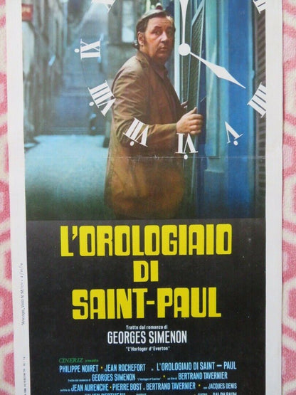 L'OROLOGIAIO DI SAINT-PAUL ITALIAN LOCANDINA (27.5"x13") POSTER P NOIRET 1974 - Rendezvous Cinema