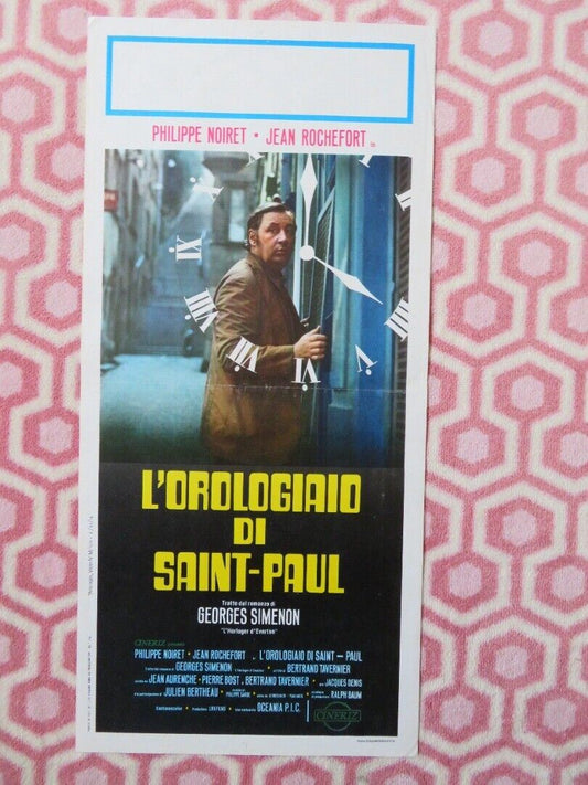L'OROLOGIAIO DI SAINT-PAUL ITALIAN LOCANDINA (27.5"x13") POSTER P NOIRET 1974 - Rendezvous Cinema