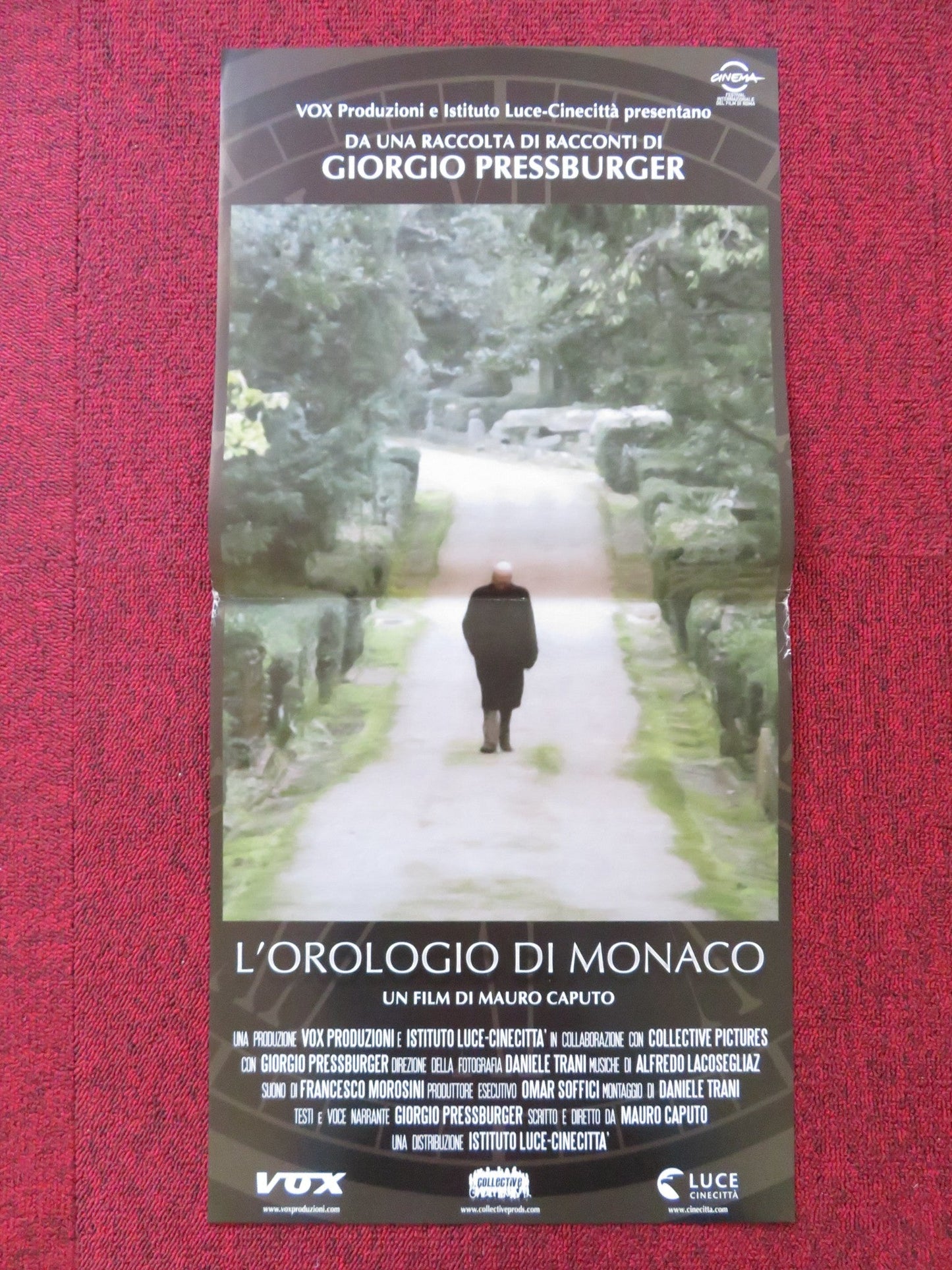 L'OROLOGIO DI MONACO ITALIAN LOCANDINA POSTER MAURO CAPUTO 2015 Rendezvous Cinema Movie posters