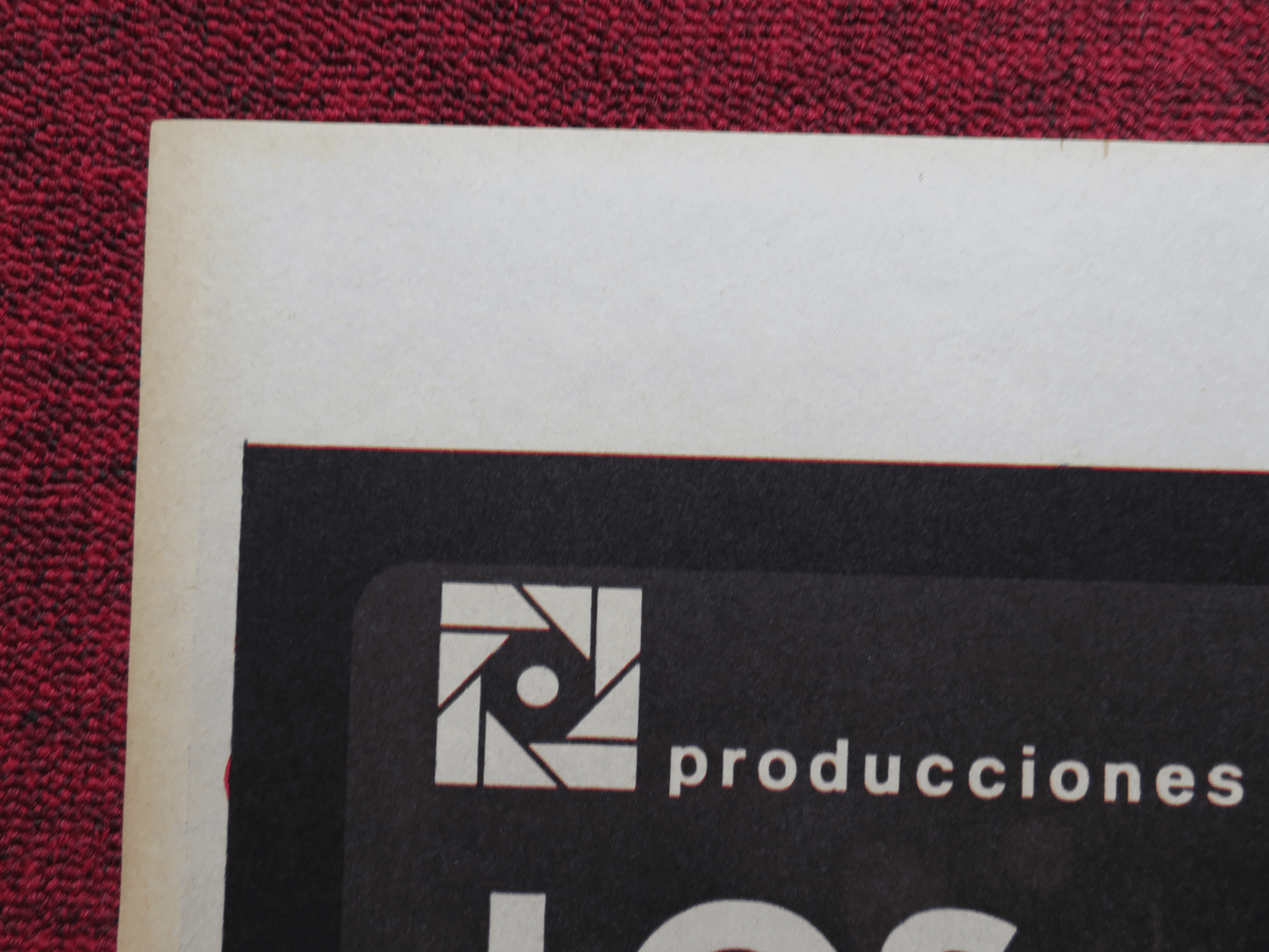 LOS ANOS VACIOS FOLDED MEXICAN POSTER ELSA AGUIRRE JOAQUIN CORDERO 1970 Rendezvous Cinema Movie posters