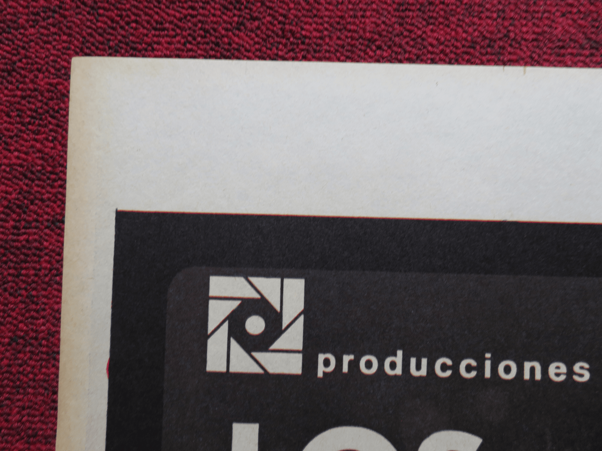 LOS ANOS VACIOS FOLDED MEXICAN POSTER ELSA AGUIRRE JOAQUIN CORDERO 1970 Rendezvous Cinema Movie posters