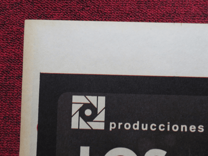 LOS ANOS VACIOS FOLDED MEXICAN POSTER ELSA AGUIRRE JOAQUIN CORDERO 1970 Rendezvous Cinema Movie posters