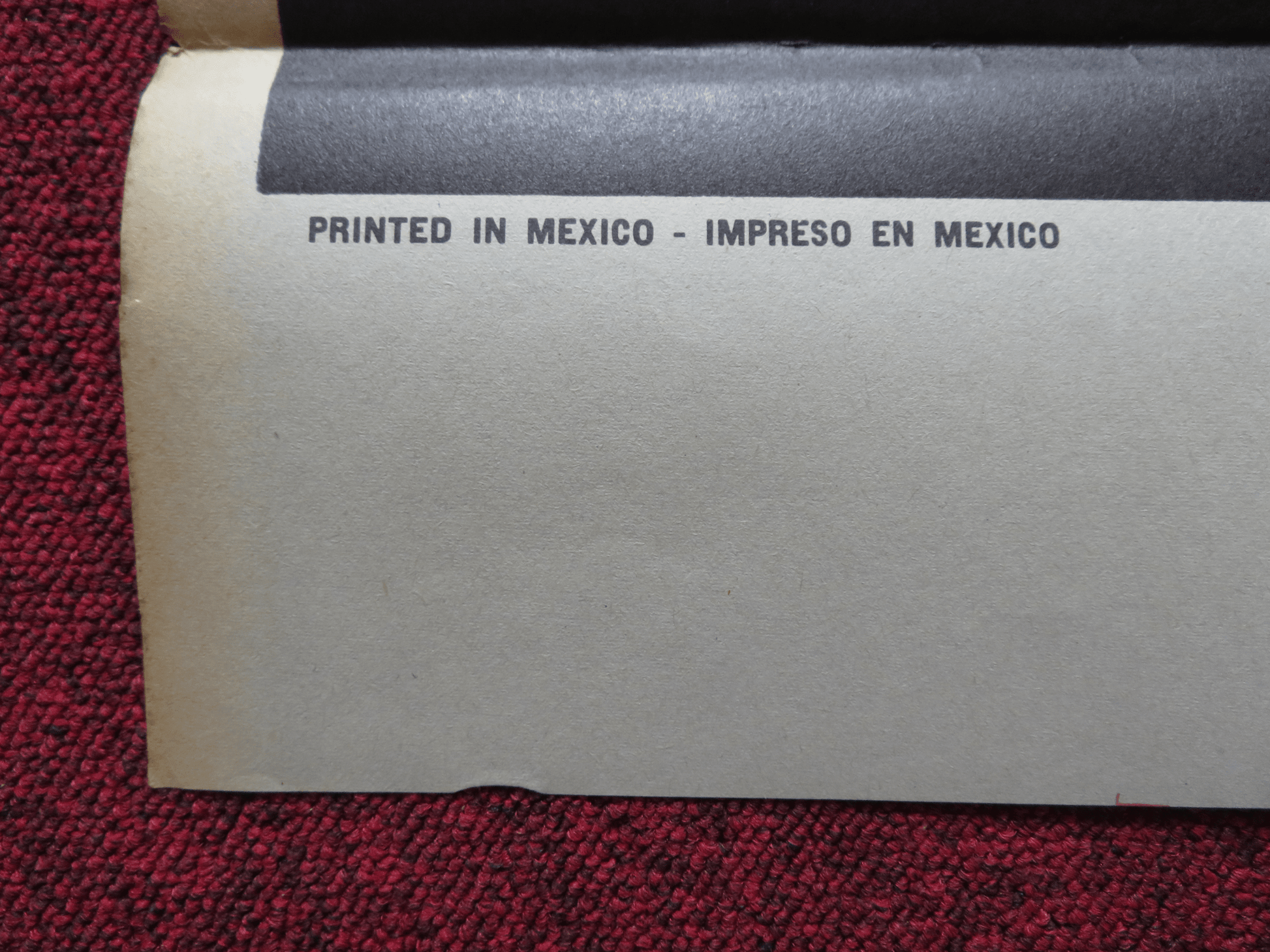 LOS ANOS VACIOS FOLDED MEXICAN POSTER ELSA AGUIRRE JOAQUIN CORDERO 1970 Rendezvous Cinema Movie posters