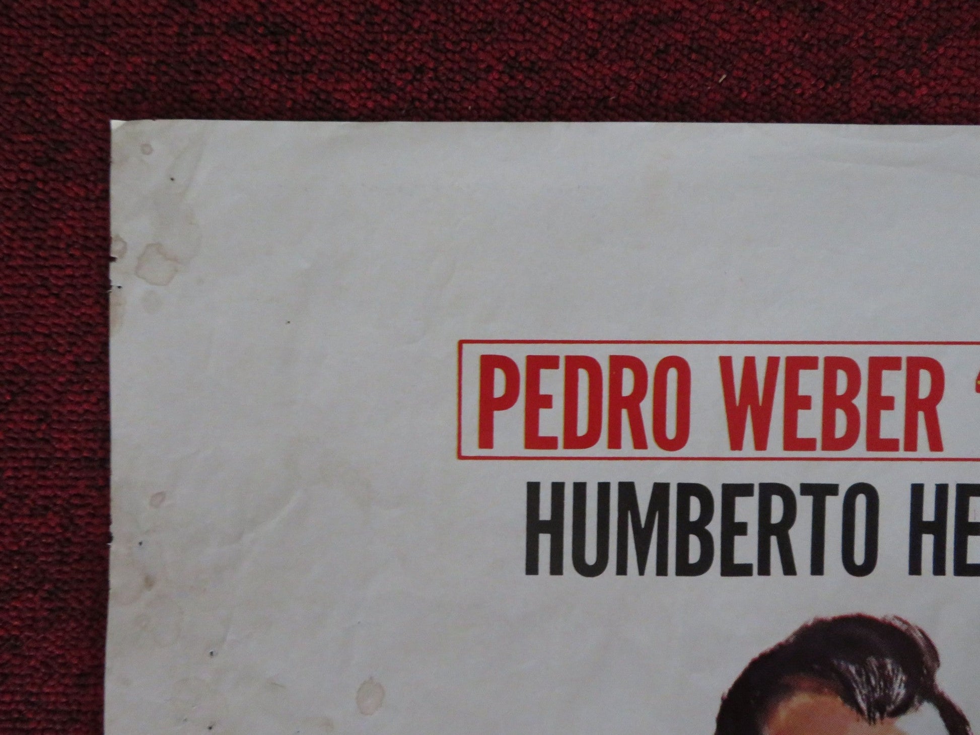 LOS HERMANOS MACHORRO FOLDED MEXICAN POSTER HILDA AGUIRRE ROBERTO COBO 1988 Rendezvous Cinema Movie posters