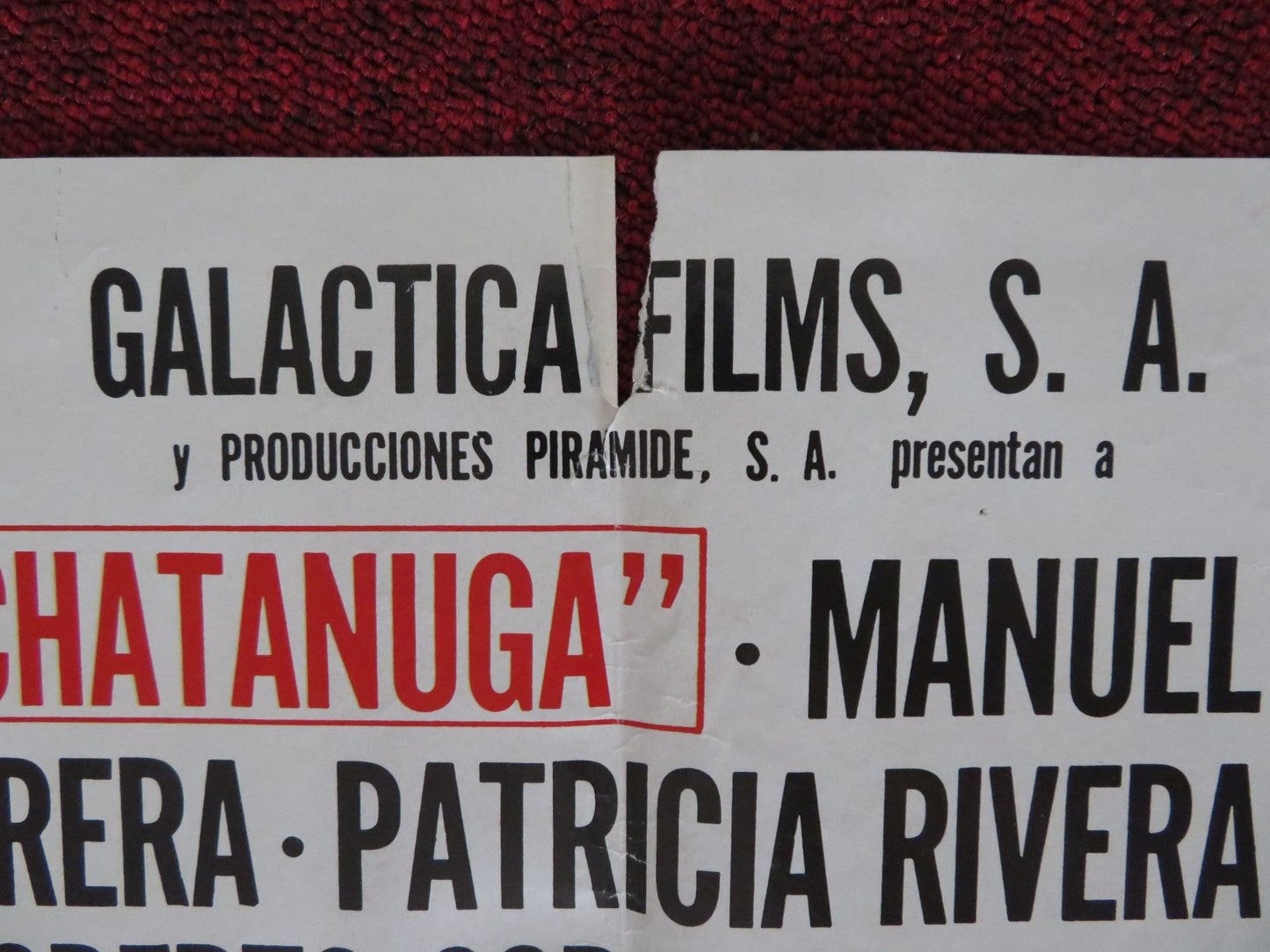 LOS HERMANOS MACHORRO FOLDED MEXICAN POSTER HILDA AGUIRRE ROBERTO COBO 1988 Rendezvous Cinema Movie posters