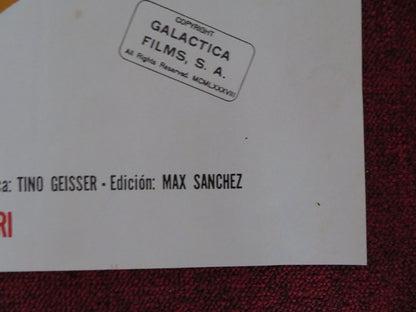 LOS HERMANOS MACHORRO FOLDED MEXICAN POSTER HILDA AGUIRRE ROBERTO COBO 1988 Rendezvous Cinema Movie posters