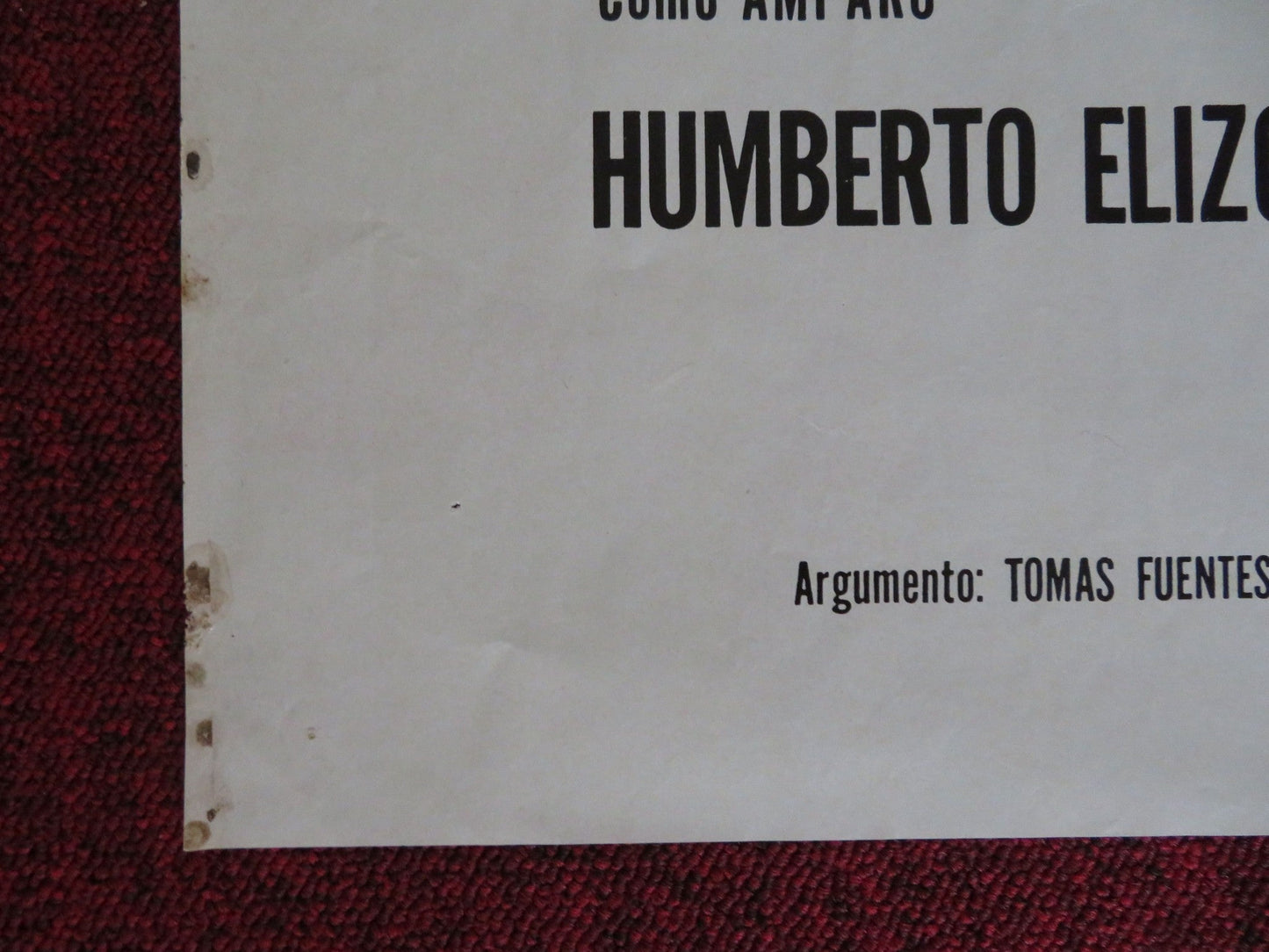 LOS HERMANOS MACHORRO FOLDED MEXICAN POSTER HILDA AGUIRRE ROBERTO COBO 1988 Rendezvous Cinema Movie posters