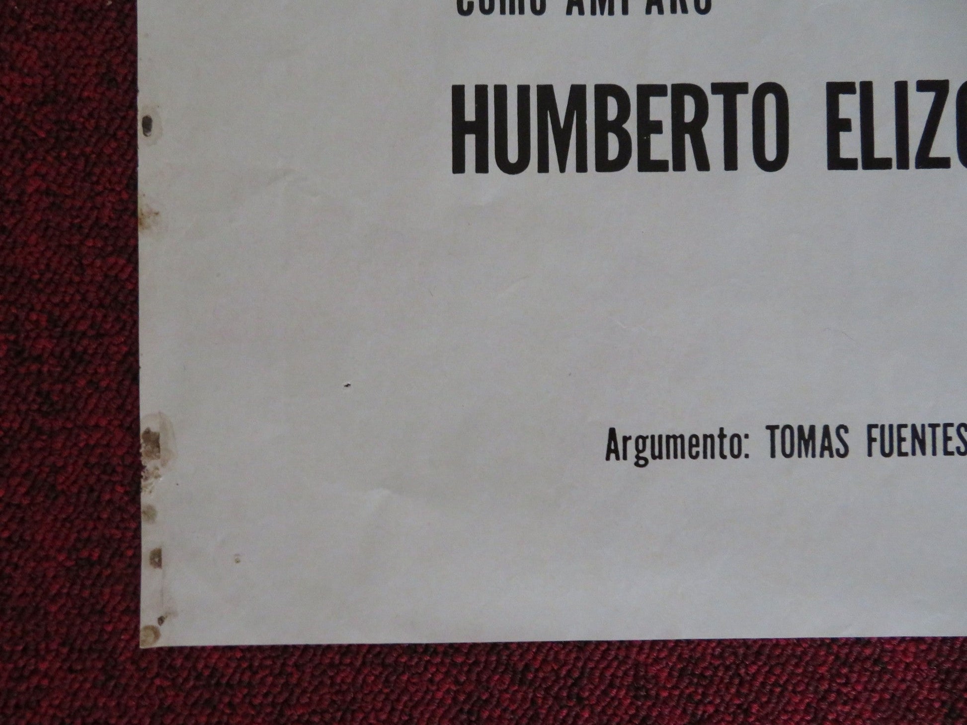 LOS HERMANOS MACHORRO FOLDED MEXICAN POSTER HILDA AGUIRRE ROBERTO COBO 1988 Rendezvous Cinema Movie posters