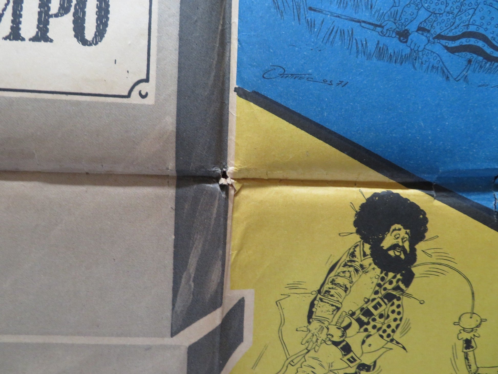 LOS POLIVOCES 88 FOLDED MEXICAN POSTER ENRIQUE CUENCA EDUARDO MANZANO 1988 Rendezvous Cinema Movie posters