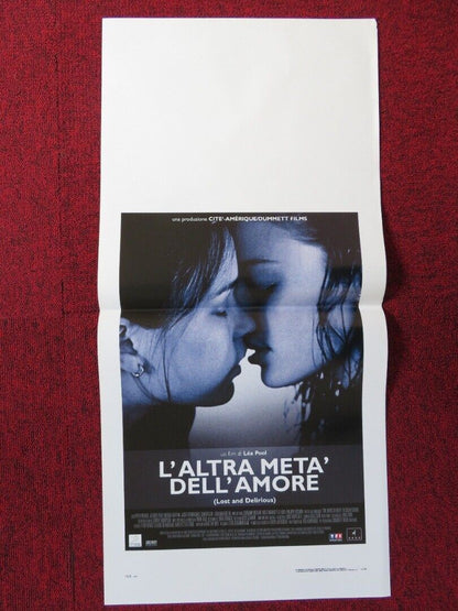 LOST AND DELIRIOUS ITALIAN LOCANDINA (27.5"x13") POSTER PIPER PERABO 2001 Movie posters
