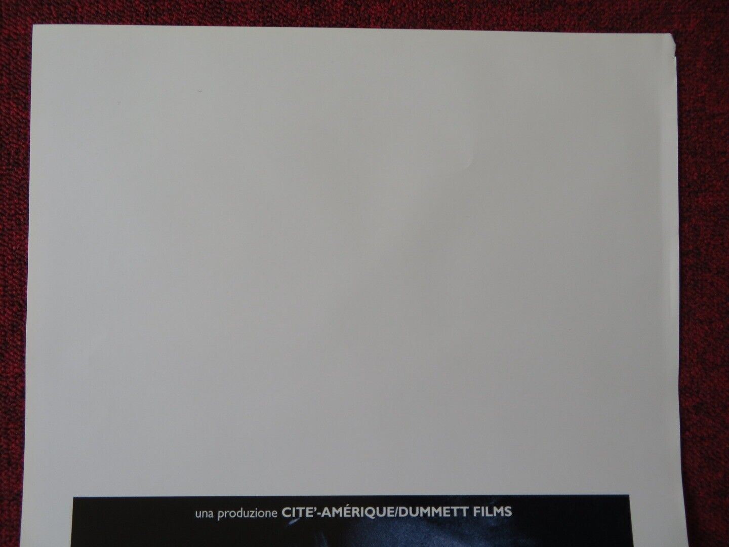 LOST AND DELIRIOUS ITALIAN LOCANDINA (27.5"x13") POSTER PIPER PERABO 2001 Movie posters