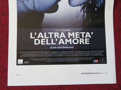 LOST AND DELIRIOUS ITALIAN LOCANDINA (27.5"x13") POSTER PIPER PERABO 2001 Movie posters