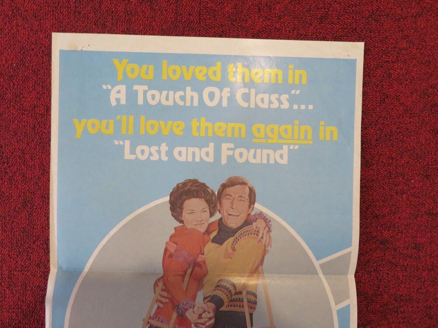 LOST AND FOUND FOLDED AUSTRALIAN DAYBILL POSTER GEORGE SEGAL GLENDA JACKSON 1979 Movie posters
