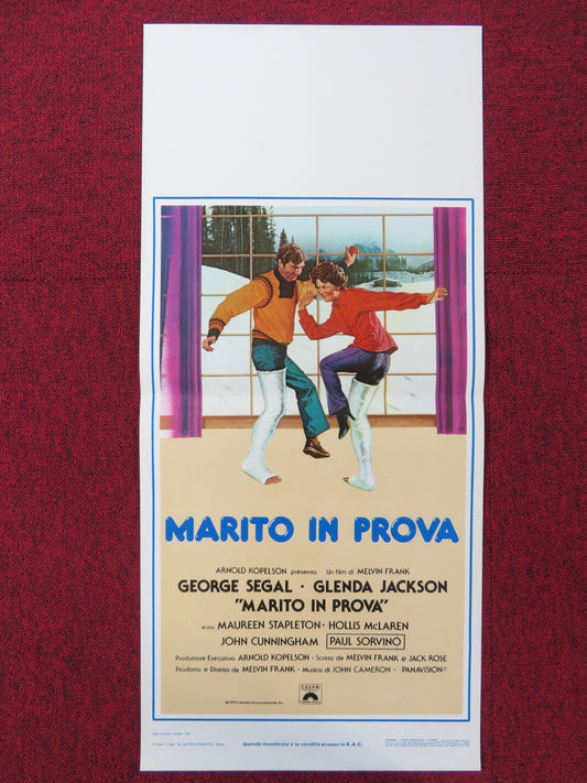 LOST AND FOUND ITALIAN LOCANDINA POSTER GEORGE SEGAL GLENDA JACKSON 1979 Rendezvous Cinema Movie posters