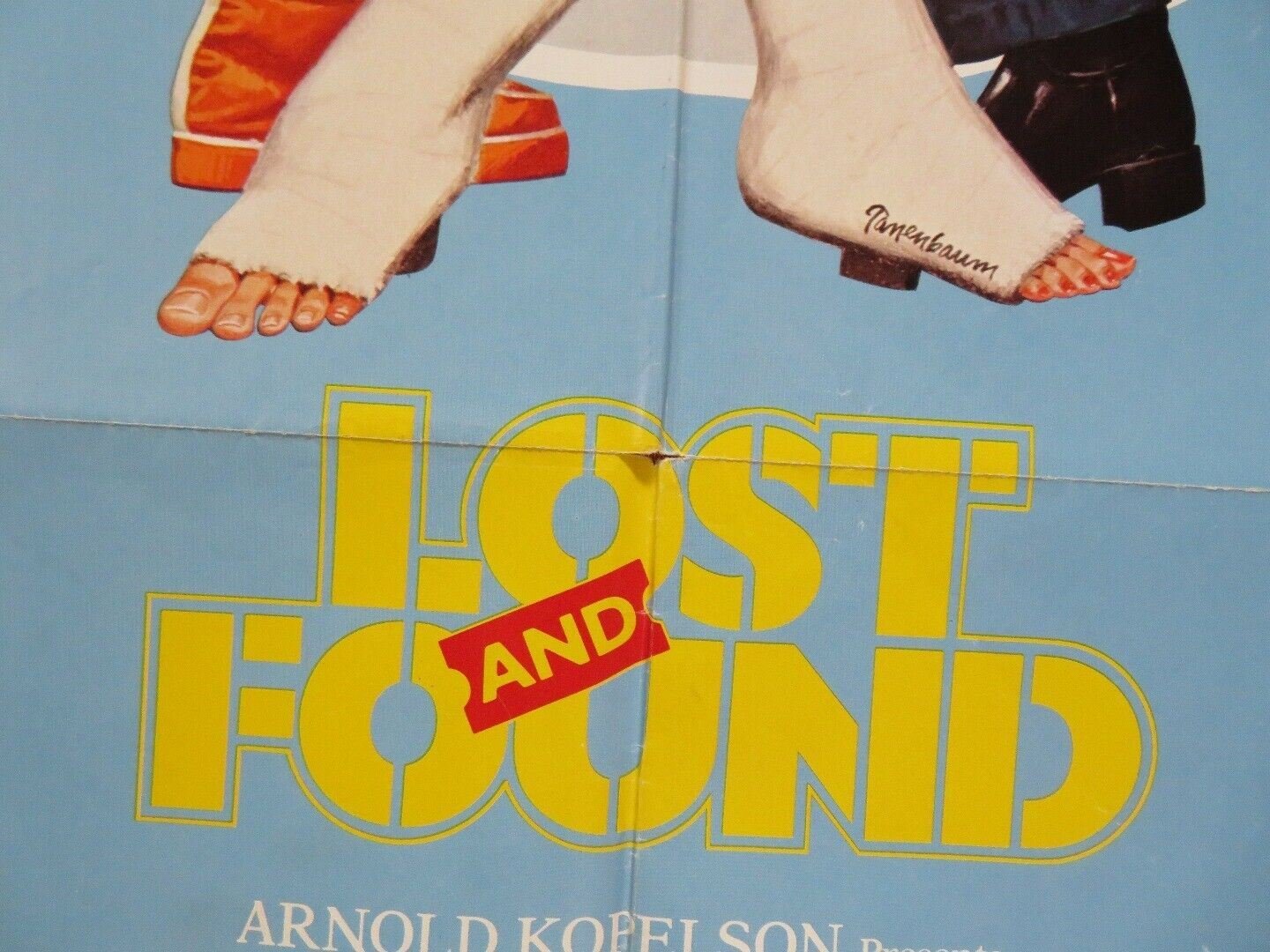 LOST AND FOUND ONE SHEET FOLDED POSTER GEORGE SEGAL GLENDA JACKSON 1979 Movie posters