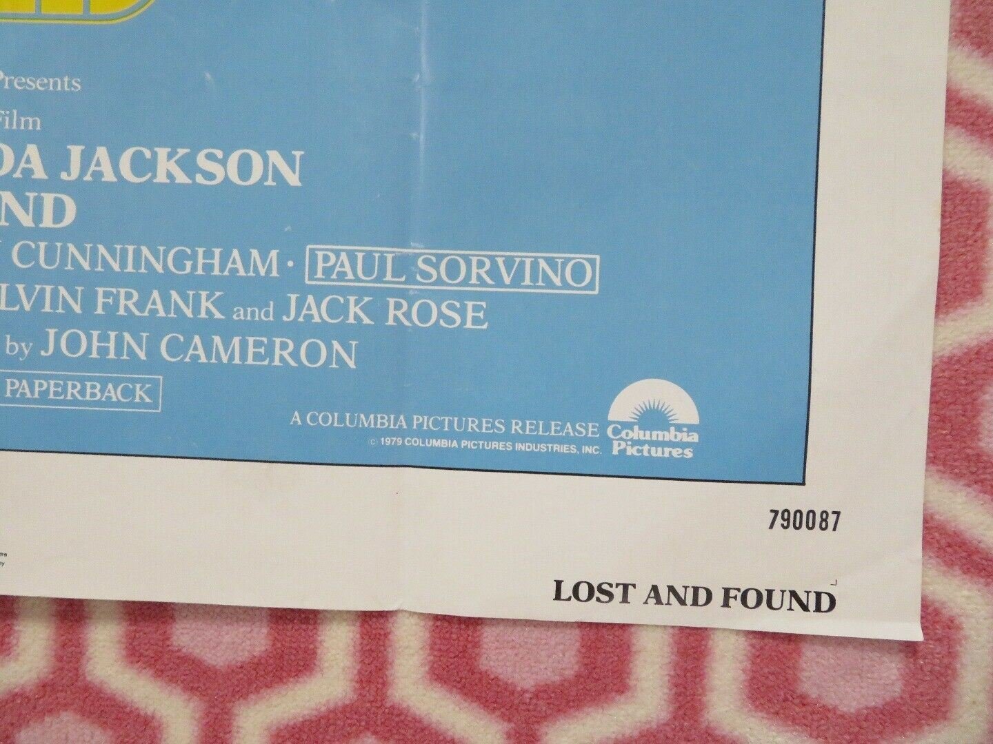 LOST AND FOUND ONE SHEET FOLDED POSTER GEORGE SEGAL GLENDA JACKSON 1979 Movie posters