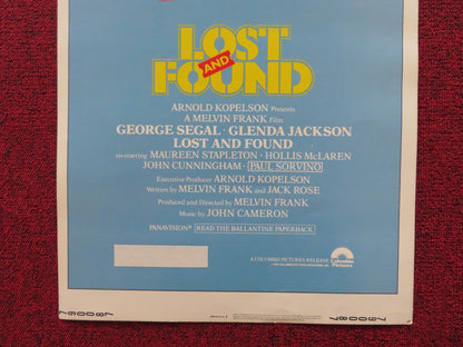 LOST AND FOUND US INSERT (14"x 36") POSTER GEORGE SEGAL GLENDA JACKSON 1979 Rendezvous Cinema Movie posters