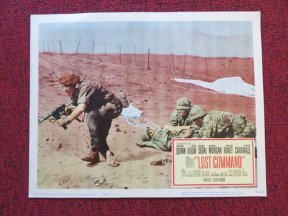 LOST COMMAND US LOBBY CARD FULL SET ANTHONY QUINN ALAIN DELON 1966 Rendezvous Cinema Movie posters
