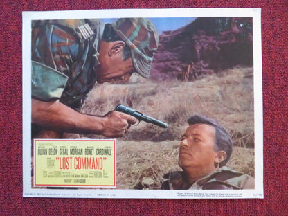LOST COMMAND US LOBBY CARD FULL SET ANTHONY QUINN ALAIN DELON 1966 Rendezvous Cinema Movie posters