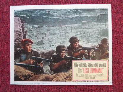LOST COMMAND US LOBBY CARD FULL SET ANTHONY QUINN ALAIN DELON 1966 Rendezvous Cinema Movie posters