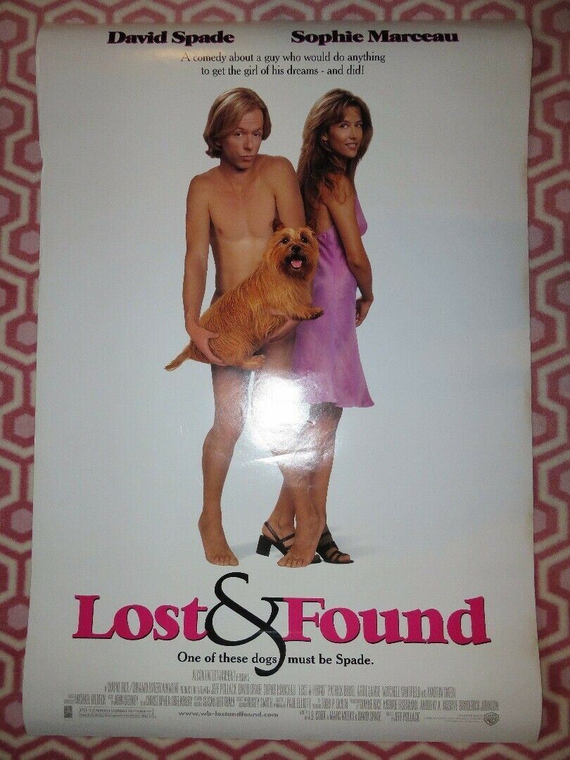 LOST & FOUND US ONE SHEET ROLLED POSTER DAVID SPADE SOPHIE MARCEAU '99 Rendezvous Cinema Movie posters