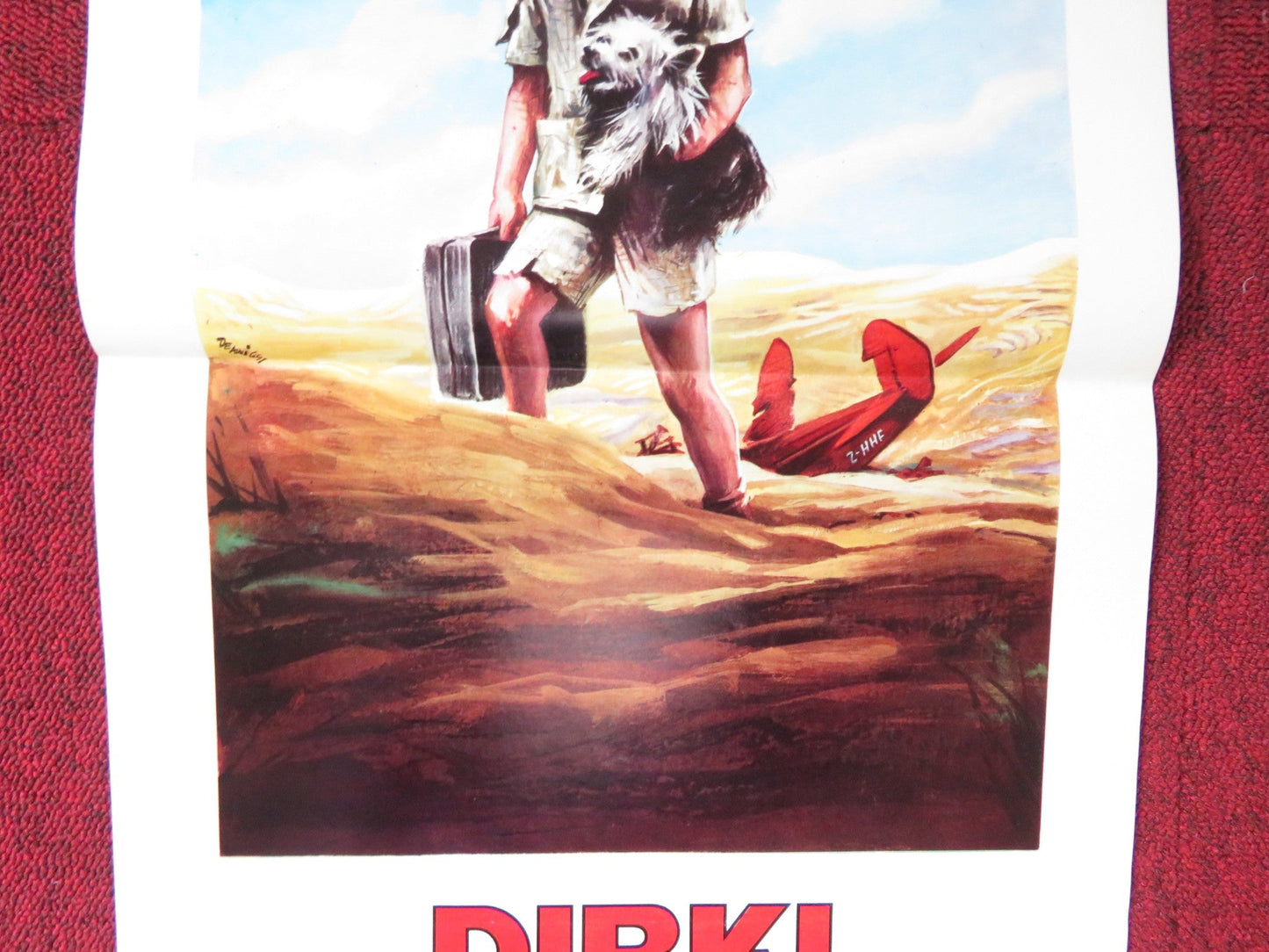 LOST IN THE DESERT ITALIAN LOCANDINA POSTER WYNAND UYS JAMIE UYS 1972 Rendezvous Cinema Movie posters