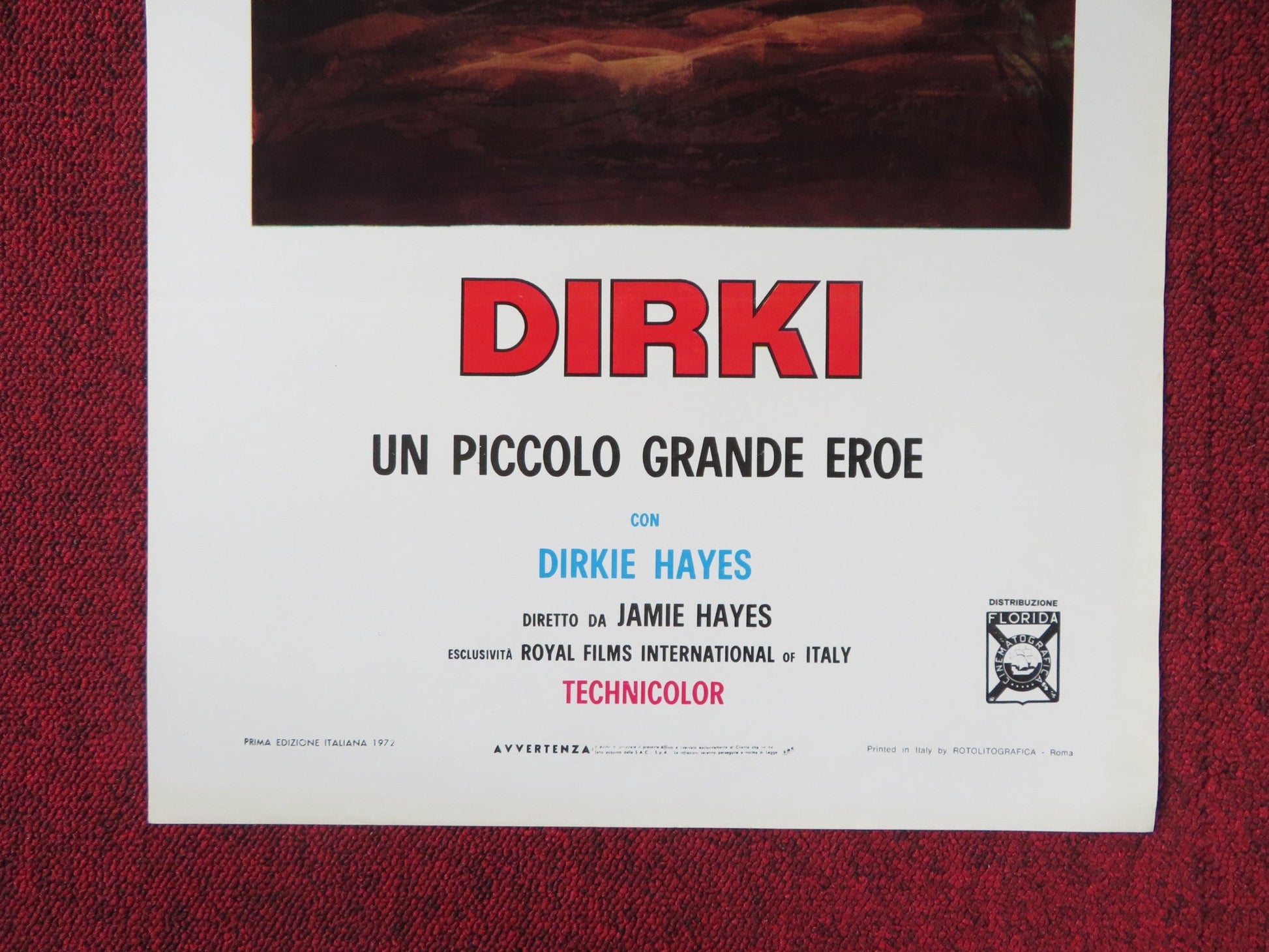 LOST IN THE DESERT ITALIAN LOCANDINA POSTER WYNAND UYS JAMIE UYS 1972 Rendezvous Cinema Movie posters