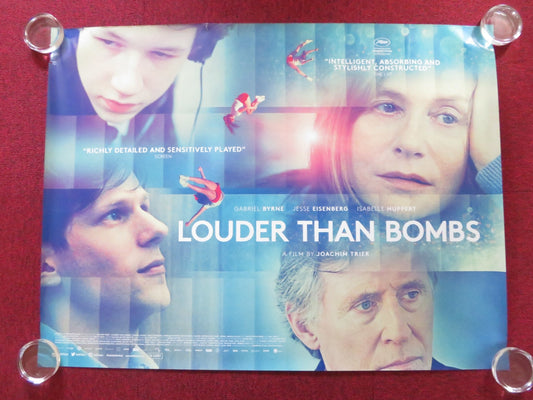 LOUDER THAN BOMBS UK QUAD (30"x 40") ROLLED POSTER GABRIEL BYRNE 2015 Rendezvous Cinema Movie posters