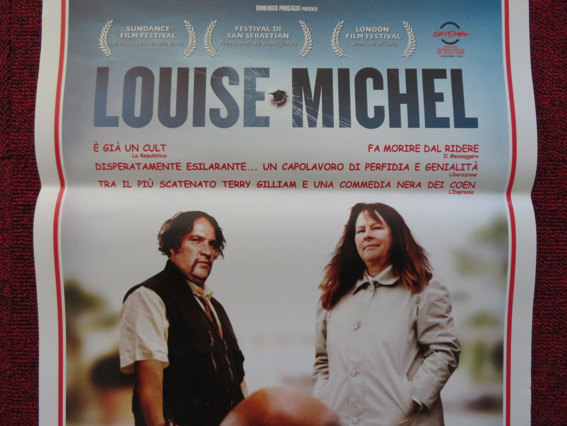 LOUISE - MICHEL ITALIAN LOCANDINA POSTER YOLANDE MOREAU BOULI LANNERS 2008 Rendezvous Cinema Movie posters