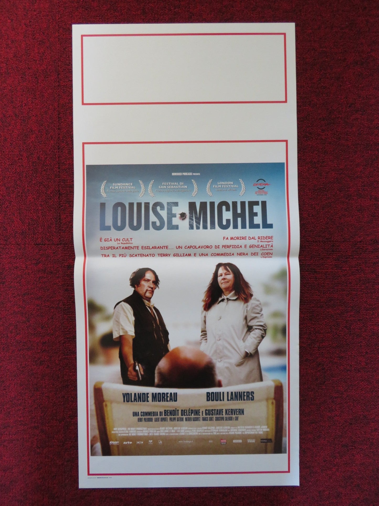 LOUISE - MICHEL ITALIAN LOCANDINA POSTER YOLANDE MOREAU BOULI LANNERS 2008 Rendezvous Cinema Movie posters