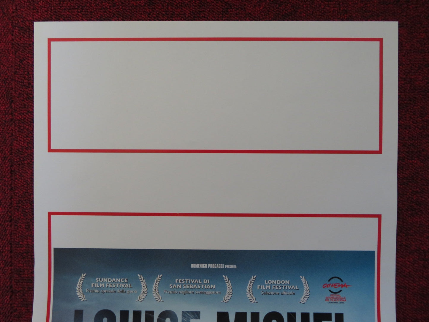 LOUISE - MICHEL ITALIAN LOCANDINA POSTER YOLANDE MOREAU BOULI LANNERS 2008 Rendezvous Cinema Movie posters