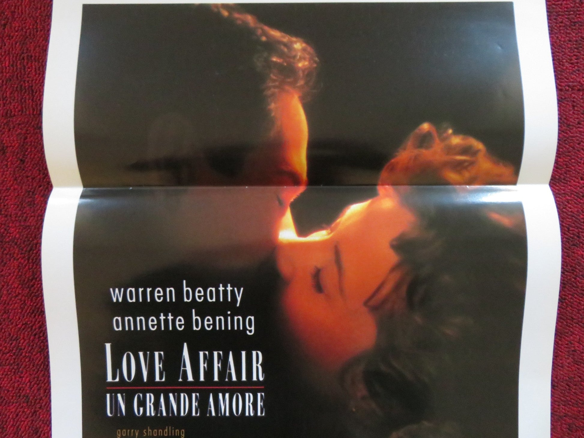LOVE AFFAIR ITALIAN LOCANDINA POSTER WARREN BEATTY ANNETTE BENING 1994 Rendezvous Cinema Movie posters