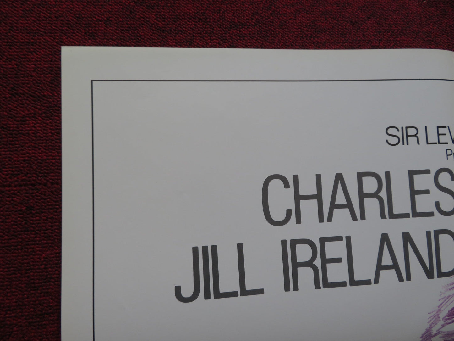 LOVE AND BULLETS FOLDED US ONE SHEET POSTER CHARLES BRONSON JILL IRELAND 1979 Rendezvous Cinema Movie posters