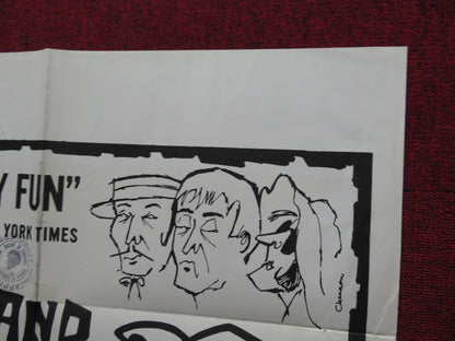 LOVE AND LARCENY FOLDED US ONE SHEET POSTER VITTORIO GASSMAN 1960 Rendezvous Cinema Movie posters