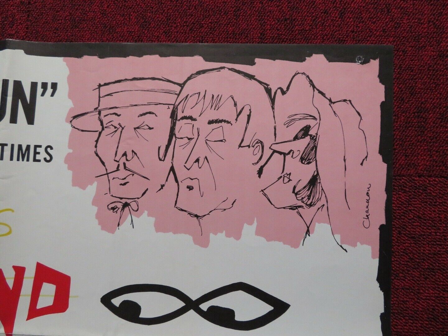 LOVE AND LARCENY FOLDED US ONE SHEET POSTER VITTORIO GASSMAN 1960 Movie posters