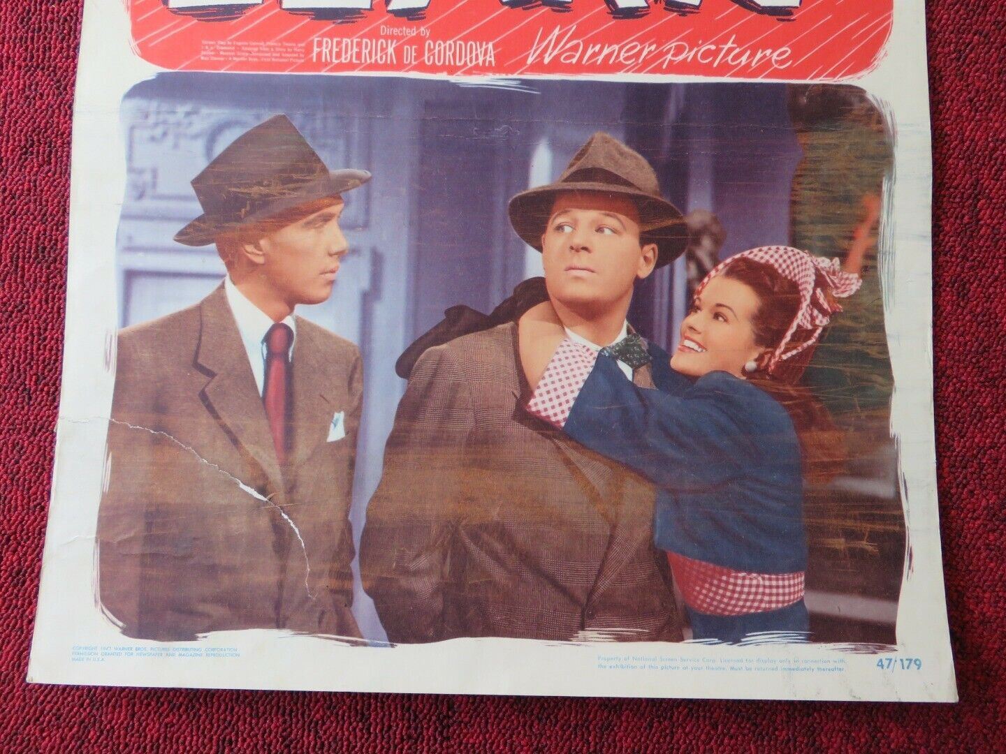 LOVE AND LEARN US INSERT (14"x 36") POSTER JACK CARSON ROBERT HUTTON 1947 Movie posters