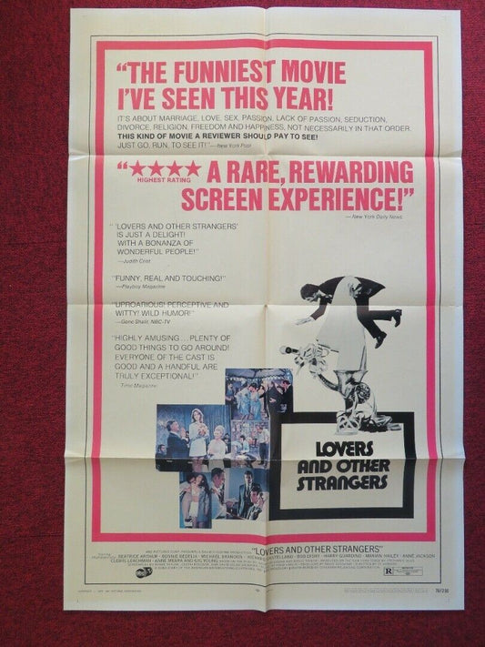 LOVE AND OTHER STRANGERS FOLDED US ONE SHEET POSTER DIANE KEATON 1970 Movie posters