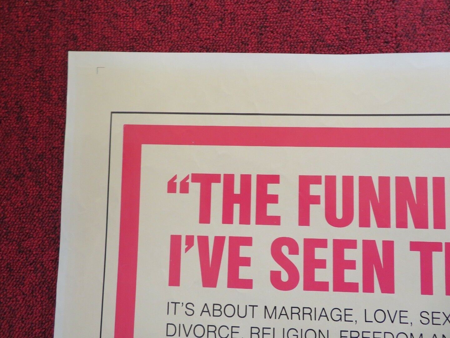 LOVE AND OTHER STRANGERS FOLDED US ONE SHEET POSTER DIANE KEATON 1970 Movie posters