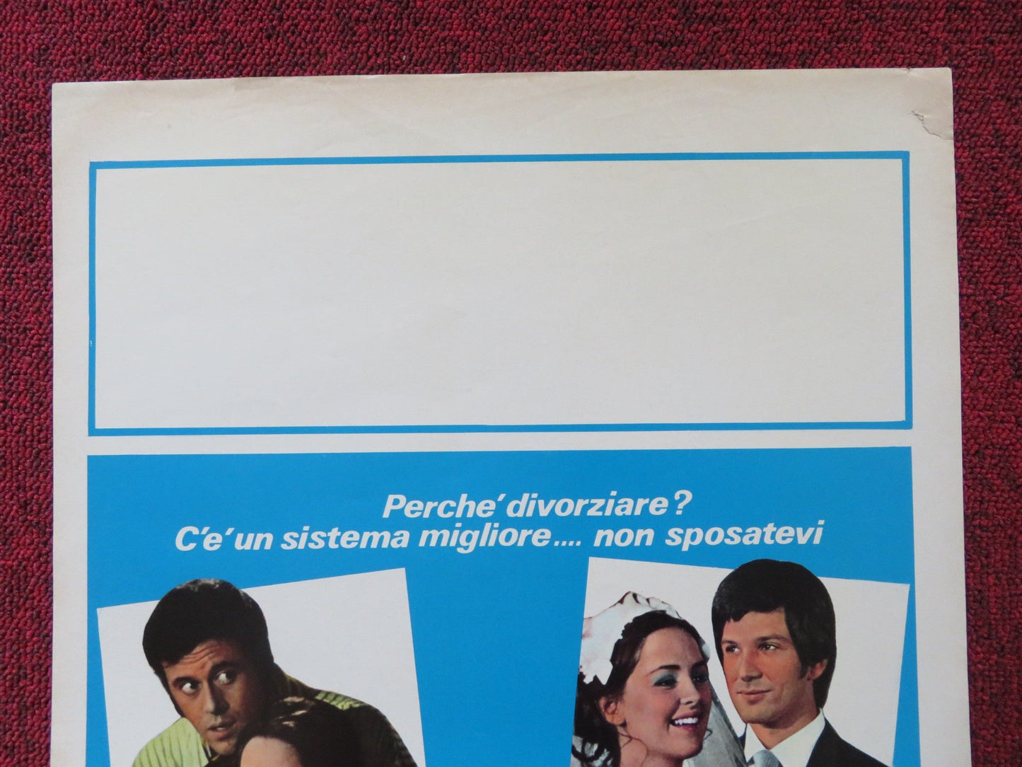 LOVE AND OTHER STRANGERS ITALIAN LOCANDINA POSTER DIANE KEATON B. ARTHUR 1970 Rendezvous Cinema Movie posters