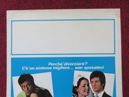 LOVE AND OTHER STRANGERS ITALIAN LOCANDINA POSTER DIANE KEATON B. ARTHUR 1970 Rendezvous Cinema Movie posters