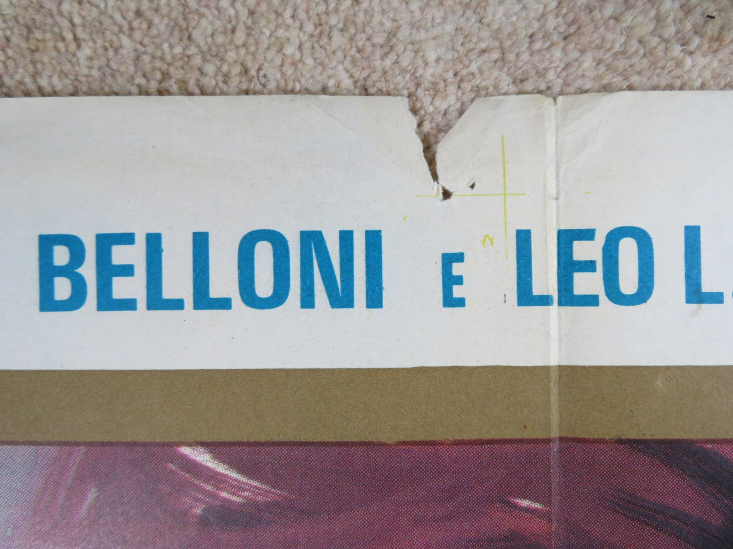 LOVE AT THE TOP ITALIAN 2 FOGLIO POSTER JEAN - LOUIS TRINTIGNANT 1974 Rendezvous Cinema Movie posters