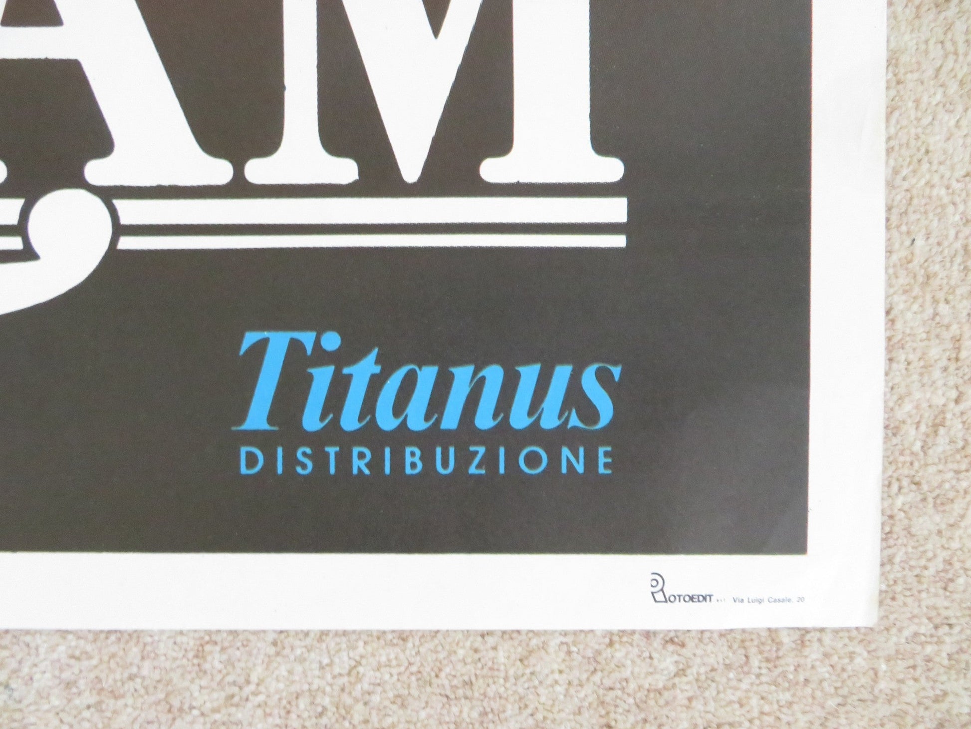 LOVE DREAM ITALIAN 2 FOGLIO POSTER CHRISTOPHER LAMBERT DIANE LANE 1988 Rendezvous Cinema Movie posters